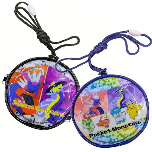 ポケットモンスターの人気キャラクター丸型ポシェットです。ブラックPM3902BK(ミライドン コライドン)4943777133938ネイビーPM3902NV(ピカチュウ ニャオハ ホゲータ クワッス)4943777133945首から下げれる...