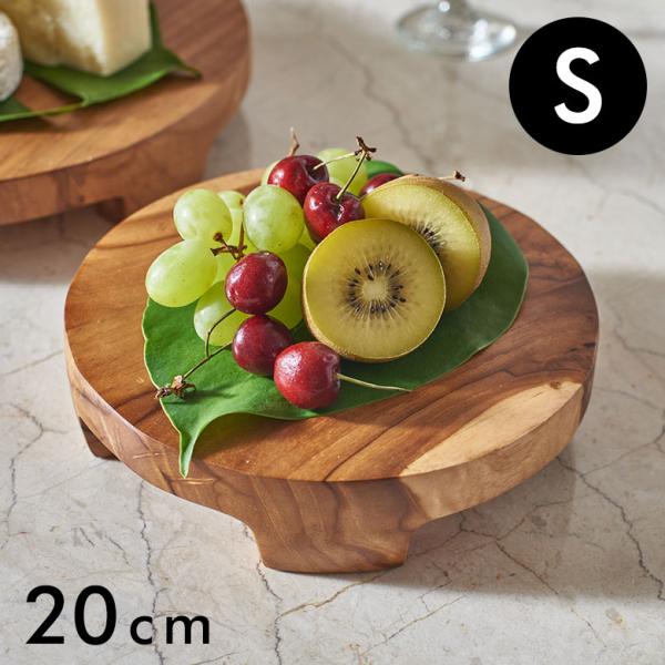 デコレーションスタンド 丸 チーク材 ディスプレイスタンド 木製 展示