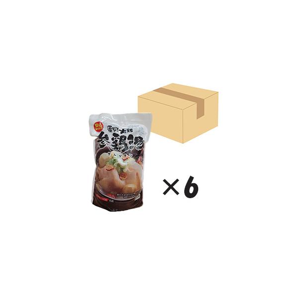 『薬膳丸鶏参鶏湯(一羽/1.1kg)』 1BOX6袋入 【冷凍】