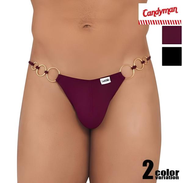 CandyMan/キャンディーマン Holes in One Bikini サイドリング 男性下着 メンズ パンツ ビキニ