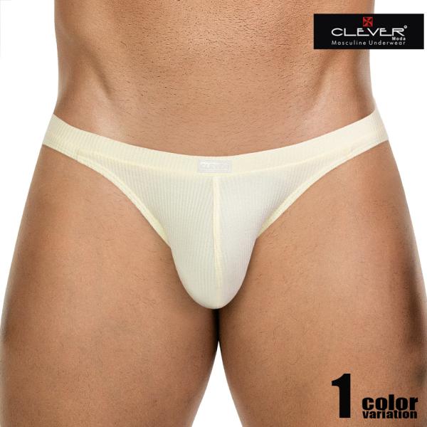 メンズブリーフ CLEVER/クレバー APOLO BRIEF Color Yelloow リブ ストレッチ 男性下着 パンツ ローライズ 立体縫製