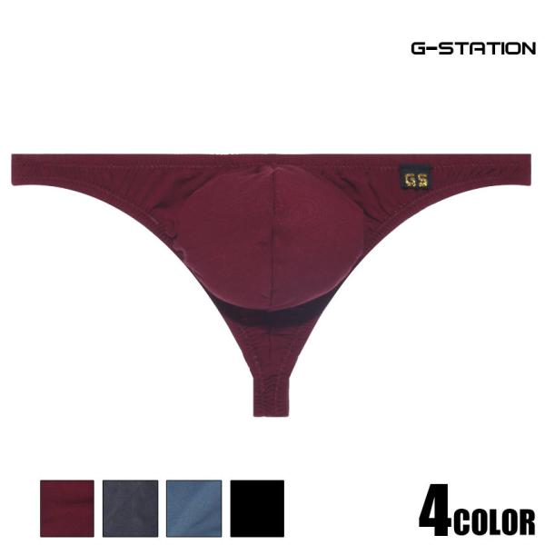 Tバック G-Station ジーステーション 立体縫製 薄手モダール ミニTバック 男性下着 タグレス ソフト 柔らか 8 ホワイトデー