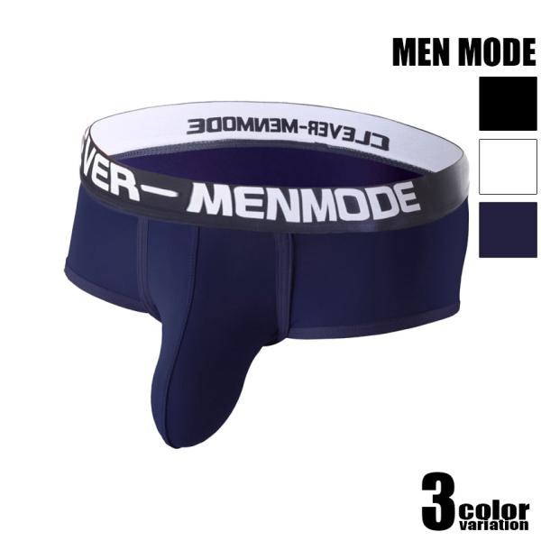 メンズビキニ MEN MODE/メンモード アイスシルク ロングフロント 接触冷感 ブリーフ フルバック 立体縫製  男性下着 インナー