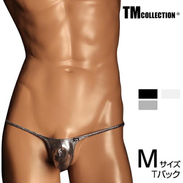 Mサイズ メンズTバック TM Collection Metallic JUST IMPACT HORN POUCH 下着 TMコレクション