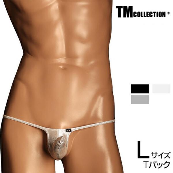 Lサイズ メンズTバック TM Collection Metallic JUST IMPACT HORN POUCH 下着 TMコレクション