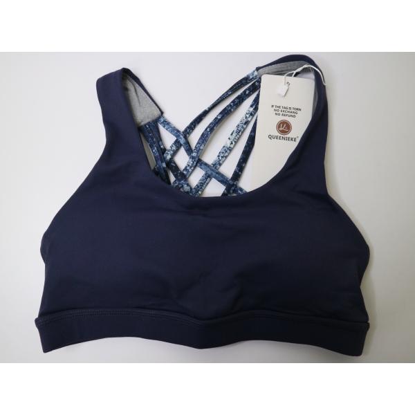 安定感抜群のクロスストラップで、防振性に優れ、ズレたりずり落ちたりしにくい！肌側は通気性のよいドライメッシュを使用しているので着心地がいい！ブランド：QUEENIEKEサイズ：XSアンダーバスト (cm)：69 - 74トップバスト (cm...