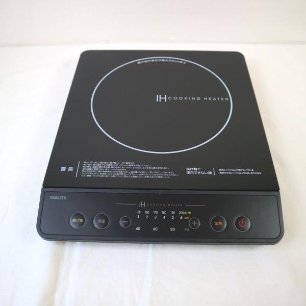 新品IHクッキングヒーターYEN-S140(B)、1400W6段階火力 山善 IHコンロ IHクッキングヒーター 卓上 小型 YEN-S140(B)