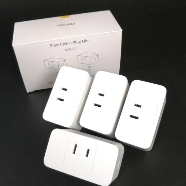 スマートWi-fi電源プラグ ミニ MSS110JP 4個セット Meross Echo Alexa/Google ホーム/IFTTT対応 USED品