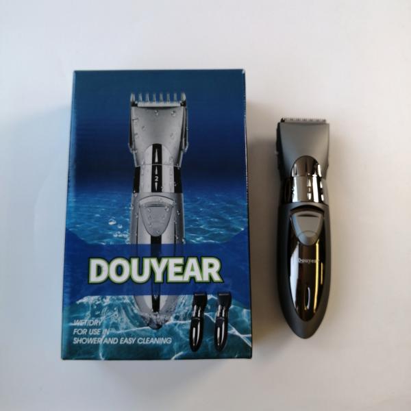 電動バリカン HC-7068 グレー Douyear 充電式 リミットコーム付き 10