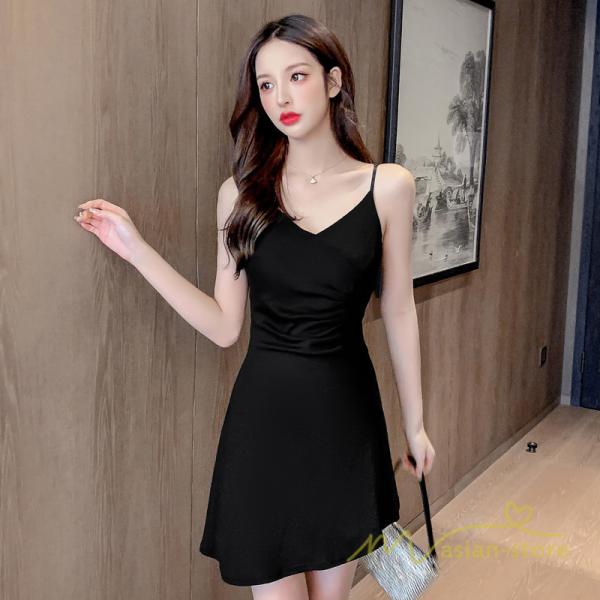 売れ筋がひ ハイウエスト カジュアル インナー ミニ丈 細身 ノースリーブ レディース キャミワンピース おしゃれ きれいめ 着痩せ 女性用 ワンピース カラー 写真色 Www We Job Com