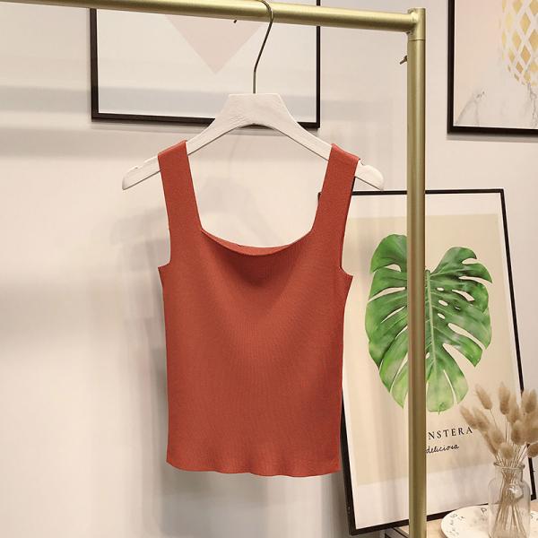 タンクトップ レディース ノースリーブ スクエアネック トップス インナー ファッション きれいめ フェミニン デイリーコーデ ガーリー 涼しい お出かけ Ydelan アジアンストア 通販 Yahoo ショッピング