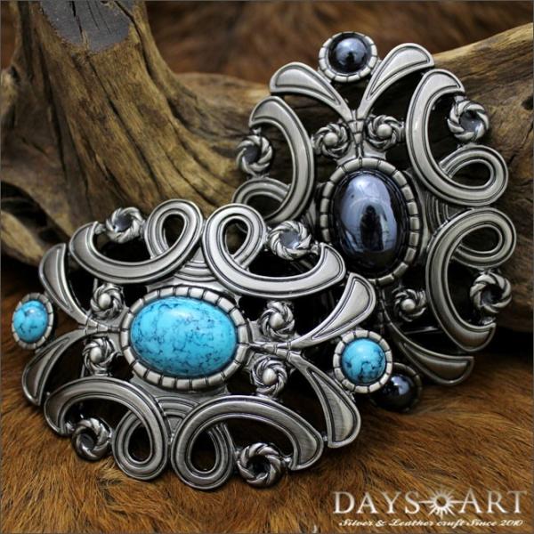 バックル ベルト 金具 バックルのみ アラベスク オーバル ヘマタイト