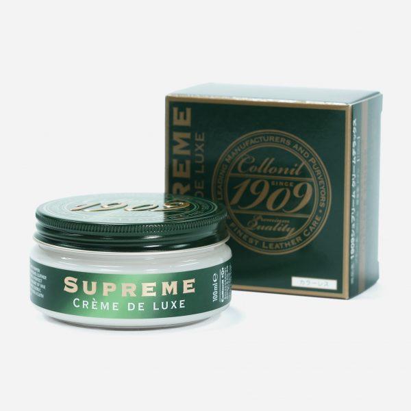 【成分】■シダーウッドオイル、香料、油脂【仕様】■容量：100ml【対象】■デリケートレザー、スムースレザー、ソフトレザー革小物、ハンドバッグ等【特徴】シダーウッドオイルを使用したマイルドなクリームです。高品質なオイルが、スムースレザー(天...