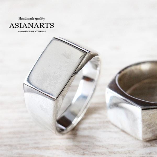 タランティーノ シルバーリング　指輪 19 20号 925 silver リング リング シルバー925 指輪 メンズ プレート シンプル プレーン デザイン