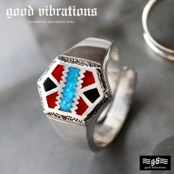 good vibrations リング シルバー925 指輪 メンズ レディース 天然石