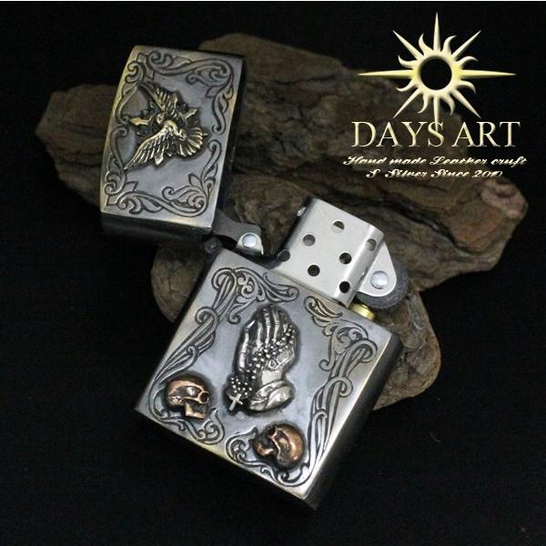 ZIPPO ライター オイルライター ブラス アーマージッポー プレイング 