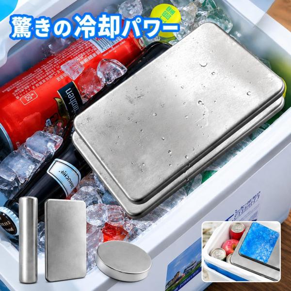 保冷剤 ステンレス S~Mサイズ 230g 超軽量 長時間保冷 強力保冷 小型 繰り返し使える クーラーボックス 冷蔵 冷凍対応 熱中症対策 急速冷却 アイスパック お弁当