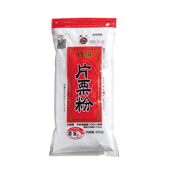 【商品特徴】特選片栗粉は、北海道産の国産じゃがいもを100％使用した高品質な片栗粉です。料理の多様なシーンで活躍し、スープのとろみ付けや揚げ物の衣として最適です。また、肉団子やつみれのつなぎとしても使用でき、和菓子のモチモチした生地作りにも...