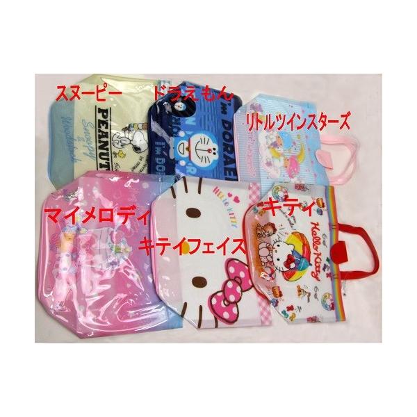 サンリオ　バケットビーチバッグ（６柄）　サイズ３４x２６x１５cm　内ポケット　ネームタグ付き