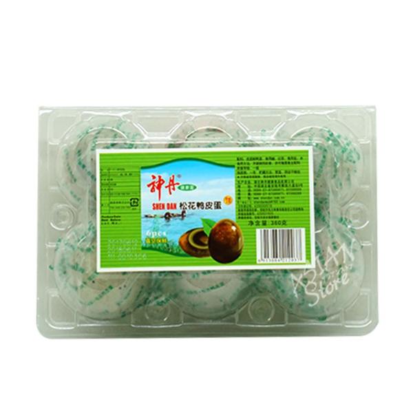 【常温便】神丹ピータン／神丹皮蛋6個【6913084212037 】【異なる配送便の商品の同時購入不可】