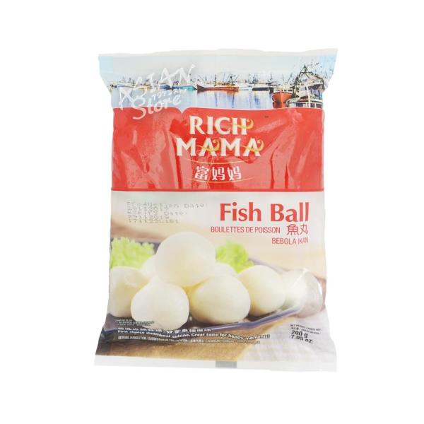 【冷凍便】RichMama 魚肉つみれ／富媽媽 魚丸 200g【9555123700043】【異なる配送便の商品の同時購入不可】