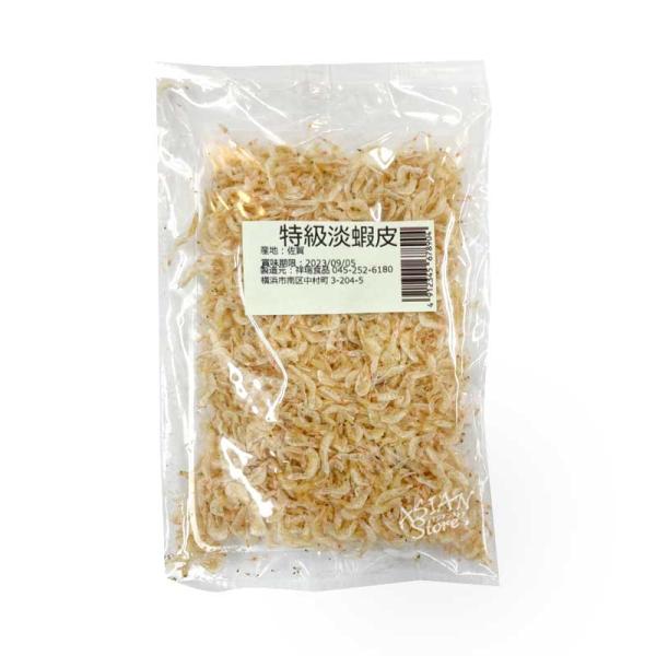 【商品名】特級淡水干しえび/特級淡水蝦皮【原材料】淡水えび【原産国】中国【賞味期限】商品画像記載の賞味期限と現物は異なる場合がございます ※予告なくパッケージデザインが変更される場合があります。