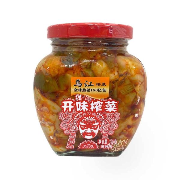 【商品名】重慶烏江開味菜/重慶烏江開味菜300g【原材料】ザーサイ、大根、食塩、菜種油、赤唐辛子、ニンニク、生姜/調味料（アミノ酸）、5’ リボヌクレオチドナトリウム、クエン酸、乳酸、着色料（パプリカ、黄色4号）【内容量】300g【原産国】...