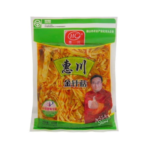 【商品名】ラー油付けえのきだけ300ｇ／惠川紅油金針菰300ｇ【原材料】えのきだけ、菜種油、唐辛子、食塩、砂糖【内容量】300ｇ【原産国】中国【賞味期限】商品画像記載の賞味期限と現物は異なる場合がございます ※予告なくパッケージデザインが変...