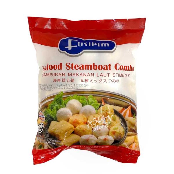 【冷凍便】FUSIPIM 五種ミックスつみれ ミックス団子海鮮／海鮮撈火鍋 五合一 500g【9555123701958】【異なる配送便の商品の同時購入不可】