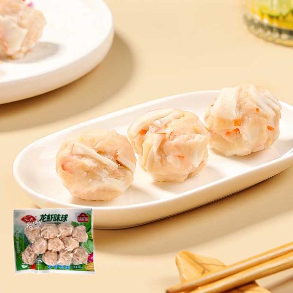 【冷凍便】Anjoy 魚卵入りロブスター風味団子／安井 龍蝦味球 240g【6971738655364】【異なる配送便の商品の同時購入不可】