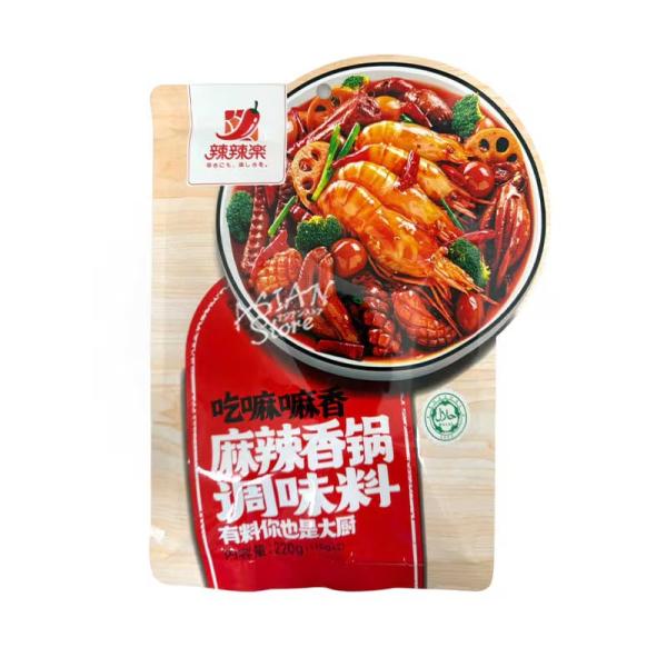 【常温便】辣辣楽 中華マーラーシャングオ（中華炒め調味料）／辣辣楽 麻辣香鍋調味料 220g【4528462310056】【異なる配送便の商品の同時購入不可】