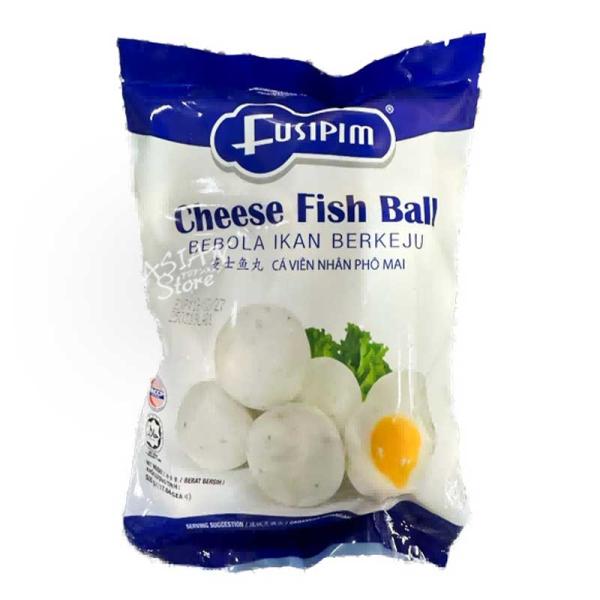 【冷凍便】Fusipim チーズフィッシュボール／富媽媽 芝士魚丸 500g【9555123700890】【異なる配送便の商品の同時購入不可】