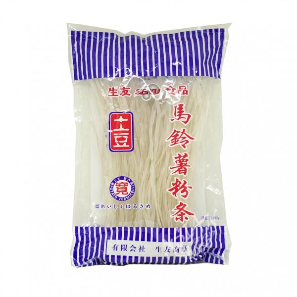 常温便】ジャガイモ春雨(平口)/生友馬鈴薯寛粉条400g【4560237622162】【異なる配送便の商品の同時購入不可】 :8:アジア食材総合通販 Asian Store 通販 寛粉 土豆粉条 粉条寛 ジャガイモ 馬鈴薯粉条 (寛) はるさめ 粉条 寛粉 粉條 土豆粉 春雨 400g