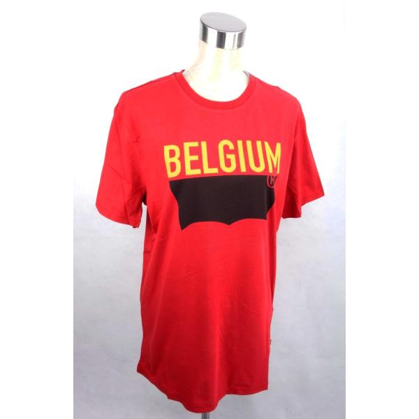 リーバイス Levi's Tシャツ BELGIUM レッド 赤 Mサイズ