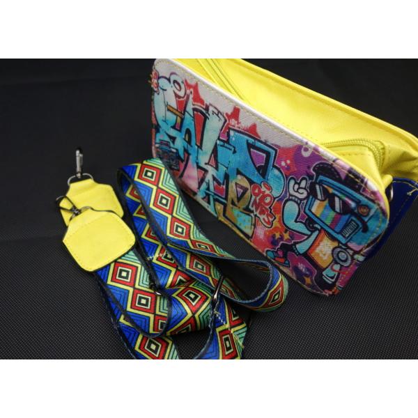 新品 アジアン アート ショルダーバッグ 黄色 フィリピン 輸入品