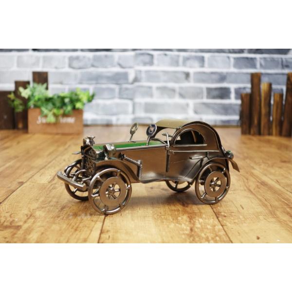 新品 ハンドメイド メタルクラフト クラシックカー フィギュア C03