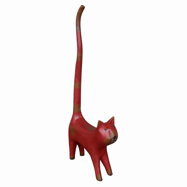 パリ　猫　真鍮　リングホルダー　ペーパーウェイト　ねこ 楽天市場】トイレットペーパーホルダー バリ ネコ 猫 置物 天然