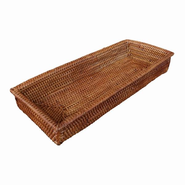 バリ島　カトラリーケース2ヶ　新品未使用　テーブル用品　かご　アクセサリーケース バリ島 カトラリーケース2ヶ 未使用 テーブル用品 かご アタ