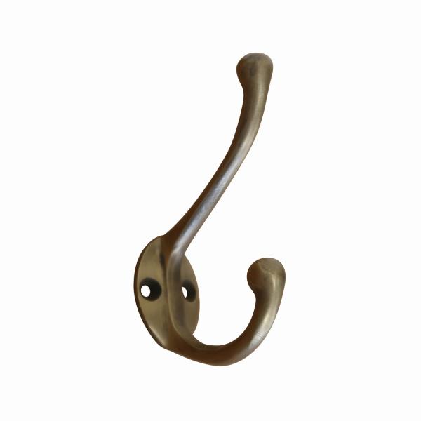 真鍮製 壁掛けハンガーフック コートハンガー ミニ U-023-2