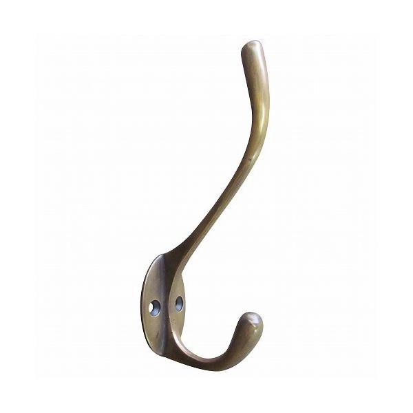 コートハンガー 壁掛けフック 真鍮製 アンティーク調 Kapstok Both