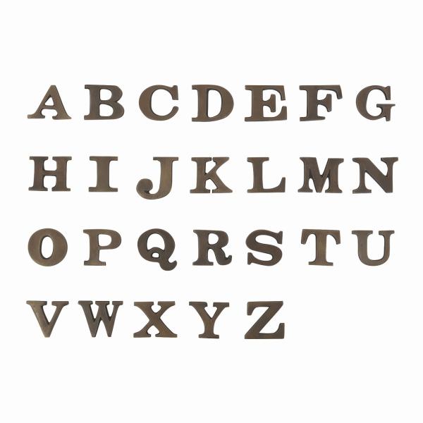 サインボード ネームプレート ネームボード アメリカン ヨーロピアン レトロ調 ビンテージ調  切文字 金属 真鍮レター アイアン BRASS DIY A B C D E F G H I J K L M N O P Q R S T U V ...