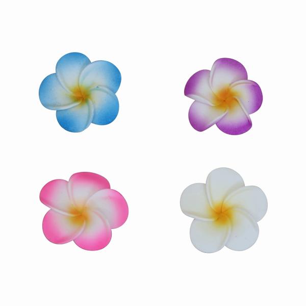 フランジパニ フラダンス レイ スポンジ 置物 オブジェ フローティングフラワー フローターフラワー レッド