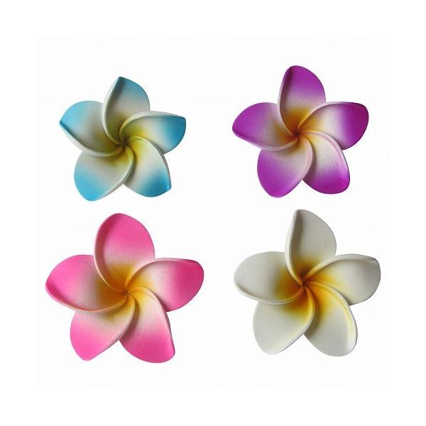 アジアン雑貨 バリ雑貨 ハワイアン雑貨 リゾート フランジパニ フラダンス レイ スポンジ 置物 オブジェ フローティングフラワー フローターフラワー レッド