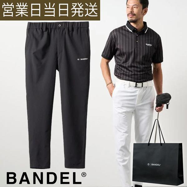 BANDEL ブラックパンツ メンズ ゴルフウェア BANDEL（バンデル） ゴルフウェア エアレーションテーパード パンツ