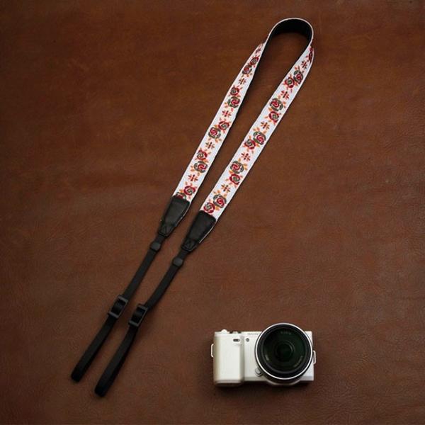 カメラストラップ ネックストラップ オシャレな細身タイプ 一眼レフ