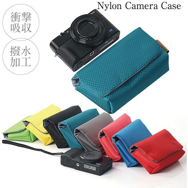 撥水ナイロンカメラケース 裏側柔らか素材使用 カメラを優しく