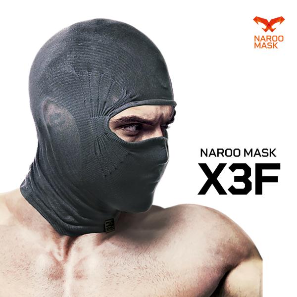 NAROO MASK ナルーマスク X3Fは、UVカット98％のフェイスマスクです。アウトドアスポーツでの強い日差しから顔を守り日焼けを防ぎます。防寒用途でははなく、紫外線対策を目的としたマスクです。    材質：ナイロン90％　ポリウレタ...