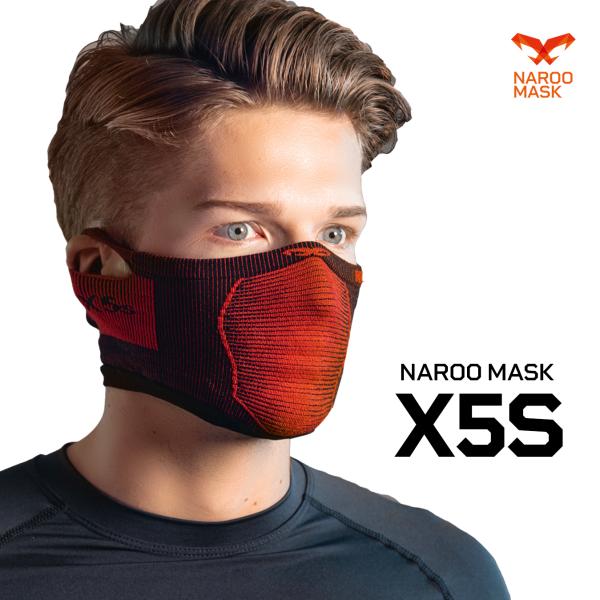 NAROO MASK ナルーマスク X5は首までの長さがありますが、X5sは顎までの長さのマスクです。暖かくなってきた春先から活躍します。首元の寒さ対策をすれば、冬期でもご使用いただけます。 スギ・ヒノキ花粉対策、UVカットの機能があり、オ...