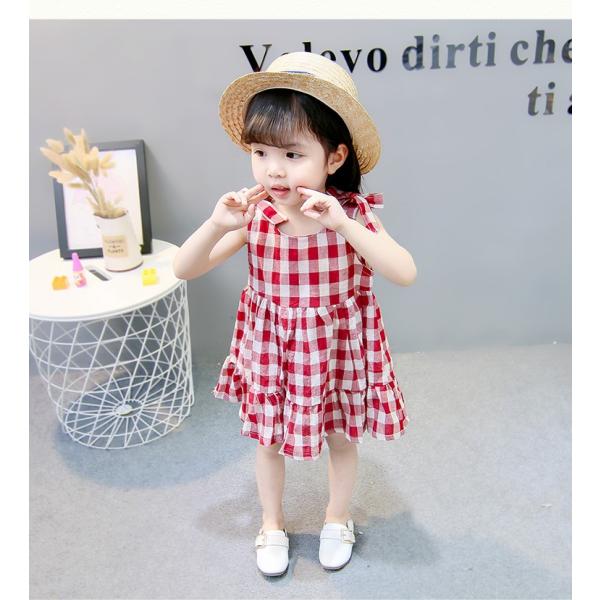 子供服 女の子 チェック柄ワンピース ギンガムチェック チェック柄 リボン フリル ノースリーブ カジュアル ナチュラル ワンピ ガーリー 可愛い オシャレ キッズ Buyee Buyee Japanese Proxy Service Buy From Japan Bot Online