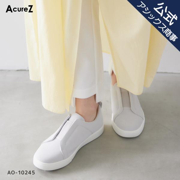 AcureZ（アキュアーズ） レディス スリッポンスニーカー ゴア